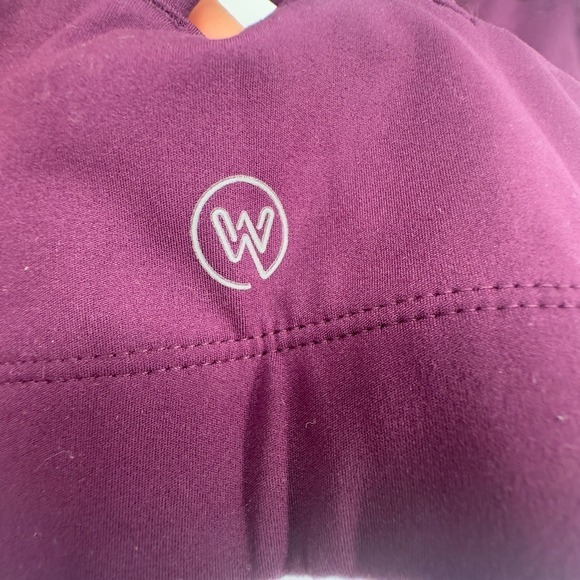 We Wander Flex‎ Stretch June Strappy Scoop Neck Sport Bra Dark Purple Medium - Picture 6 of 9